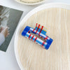 Tropical Hollow Floral Handmade Pvc Hair Grab Clip Women's Hair Accessories