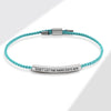 Tubular Bracelet Copper Electroplating With Letters Numbers Text