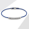 Tubular Bracelet Copper Electroplating With Letters Numbers Text
