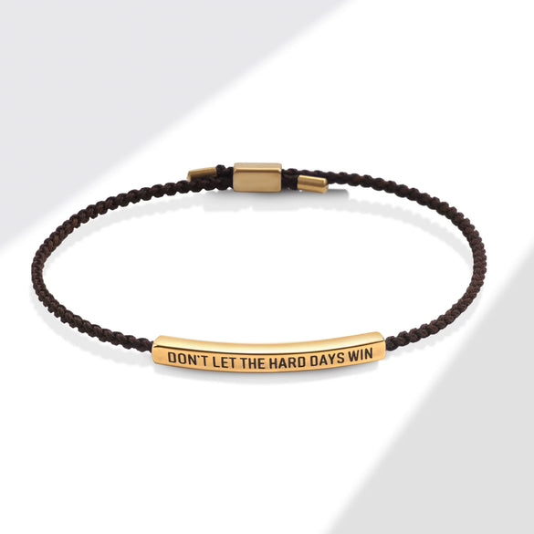 Tubular Bracelet Copper Electroplating With Letters Numbers Text