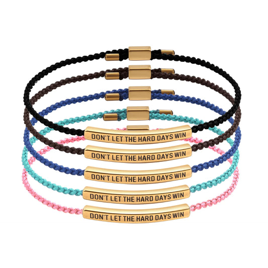 Tubular Bracelet Copper Electroplating With Letters Numbers Text