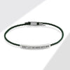 Tubular Bracelet Copper Electroplating With Letters Numbers Text