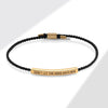 Tubular Bracelet Copper Electroplating With Letters Numbers Text