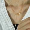 Tulip Flower 316L Stainless Steel Necklace Electroplated Women's Jewelry