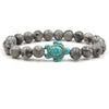Turquoise Bracelet With Turtle Pattern And Electroplating Style Unisex