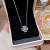 Turtle Necklace For Women Titanium Steel Mixed Gem Inlaid Zircon Animals Zodiac Fashion Jewelry