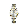 Ultrathin Waterproof Quartz Ladies Watch Alloy Tungsten Steel Stainless Steel Round Dial