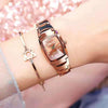 Ultrathin Waterproof Quartz Ladies Watch Alloy Tungsten Steel Stainless Steel Round Dial