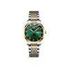 Ultrathin Waterproof Quartz Ladies Watch Alloy Tungsten Steel Stainless Steel Round Dial