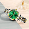 Ultrathin Waterproof Women's Quartz Watch Alloy Tungsten Steel Round Dial