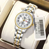 Ultrathin Waterproof Women's Quartz Watch Alloy Tungsten Steel Round Dial