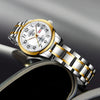 Ultrathin Waterproof Women's Quartz Watch Alloy Tungsten Steel Round Dial