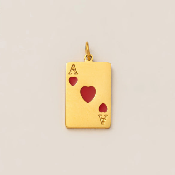 Underwear Pendant Stainless Steel Geometric Pattern Vacuum Plated 18K Gold