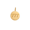Underwear Pendant Stainless Steel Geometric Pattern Vacuum Plated 18K Gold