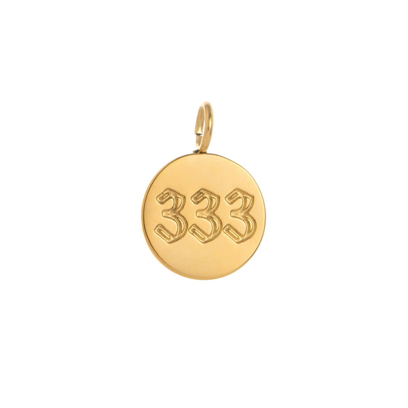 Underwear Pendant Stainless Steel Geometric Pattern Vacuum Plated 18K Gold