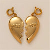 Underwear Pendant Stainless Steel Geometric Pattern Vacuum Plated 18K Gold