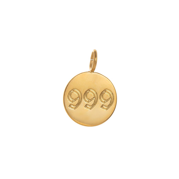Underwear Pendant Stainless Steel Geometric Pattern Vacuum Plated 18K Gold