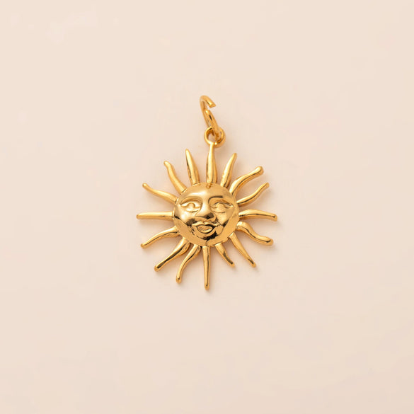 Underwear Pendant Stainless Steel Geometric Pattern Vacuum Plated 18K Gold