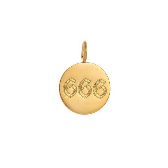 Underwear Pendant Stainless Steel Geometric Pattern Vacuum Plated 18K Gold