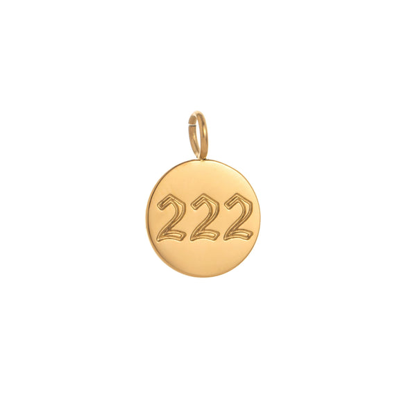 Underwear Pendant Stainless Steel Geometric Pattern Vacuum Plated 18K Gold