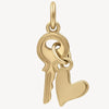 Underwear Pendant Stainless Steel Geometric Pattern Vacuum Plated 18K Gold