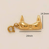 Underwear Pendant Stainless Steel Geometric Pattern Vacuum Plated 18K Gold