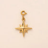 Underwear Pendant Stainless Steel Geometric Pattern Vacuum Plated 18K Gold