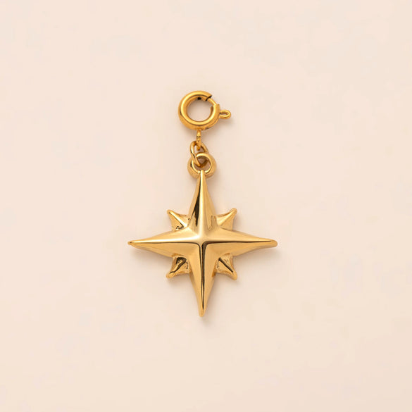 Underwear Pendant Stainless Steel Geometric Pattern Vacuum Plated 18K Gold