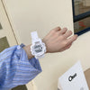 Unicorn Electronic Watch Plastic Case Silicone Strap Sports Style For Men And Women
