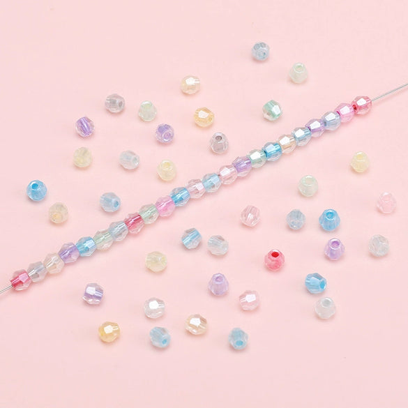 Unicorn Glass Glazed Doublepointed Beads For Diy Handmade Bracelet Necklace Accessories