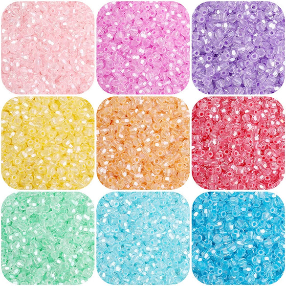 Unicorn Glass Glazed Doublepointed Beads For Diy Handmade Bracelet Necklace Accessories