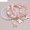 Oil Drop Children'S Color Acrylic Children'S Beaded Bracelet