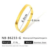 Unique Square Stainless Steel Women's Jewelry Set Bracelet 18K Gold Plated
