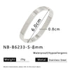Unique Square Stainless Steel Women's Jewelry Set Bracelet 18K Gold Plated