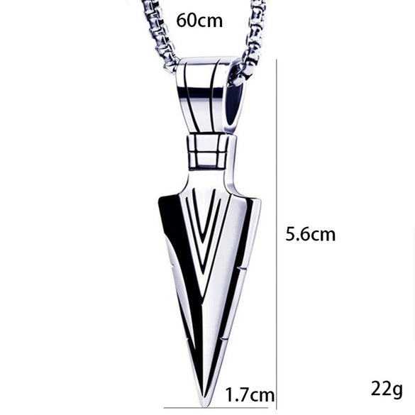 Unisex Alloy Arrow Pendant Necklace With Electroplated Finish Leather Rope Chain And Animal Zodiac Geometric Design