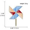 Unisex Alloy Cartoon Style Electroplated Windmill Brooch Collar Pin Buckle Pin