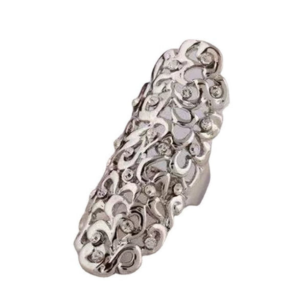 Unisex Alloy Hollow Constellation Ring Sweet Cool Geometric Style Electroplated Fashion Couple Ring