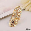 Unisex Alloy Hollow Constellation Ring Sweet Cool Geometric Style Electroplated Fashion Couple Ring