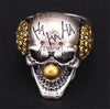 Unisex Alloy Skull Spider Ring With Electroplated Finish Geometric Design And Hip Hop Cartoon Character Style