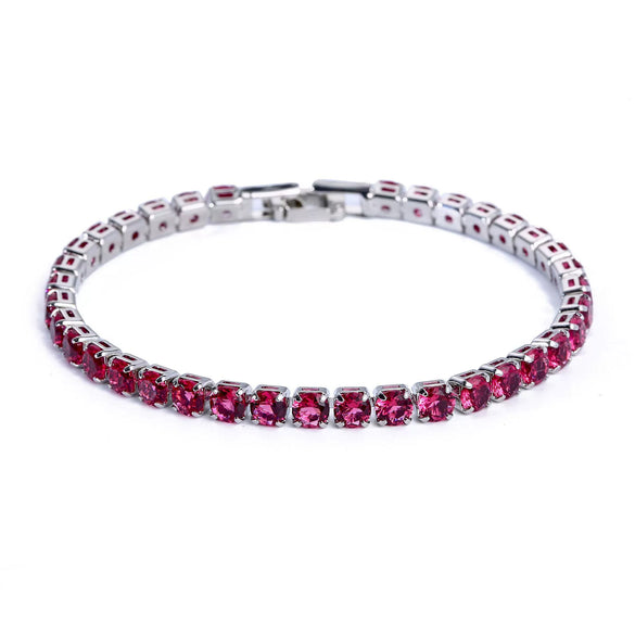 Unisex And Women's Hiphop Copper Geometric Micropaved Zircon Bracelets With Glass Design