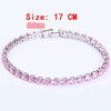 Unisex And Women's Hiphop Copper Geometric Micropaved Zircon Bracelets With Glass Design