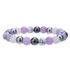 Unisex Bohemian Retro Semiprecious Stone Handmade Beaded Geometric Pattern Bracelet