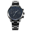 Unisex Casual Alloy Band Round Dial Wrist Watch