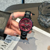 Unisex Casual Alloy Band Round Dial Wrist Watch