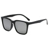 Unisex Casual Solid Color Ac Square Full Frame Sunglasses
