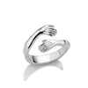 Unisex Copper Opening Adjustable Ring With Electroplating Treatment