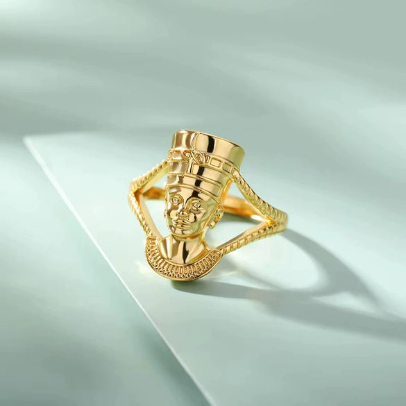 Unisex Copper Opening Adjustable Ring With Electroplating Treatment