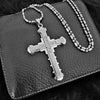 Unisex Double Layer Alloy Pendant Necklace With Electroplated Bamboo Chain And Geometric Letter Design