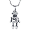 Unisex Electroplated Alloy Double Boxing Glove Pendant Necklace With Leaf And Floral Details