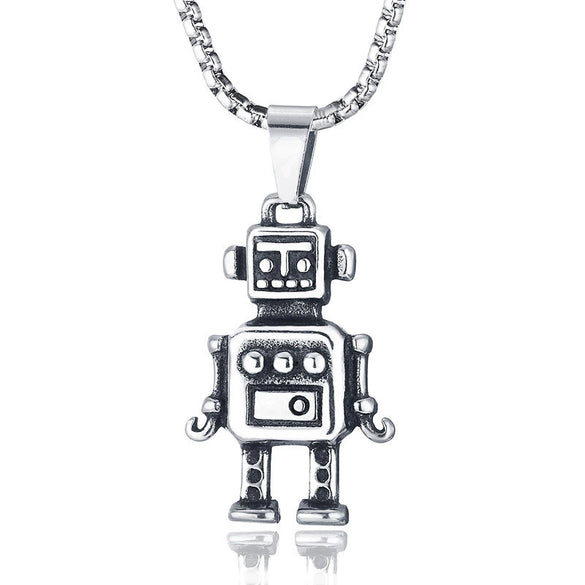Unisex Electroplated Alloy Double Boxing Glove Pendant Necklace With Leaf And Floral Details